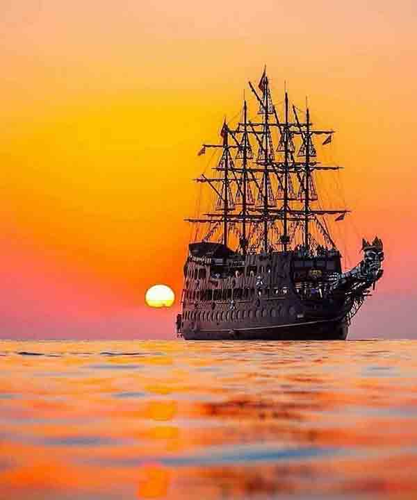 экскурсии на пиратском корабле в сиде