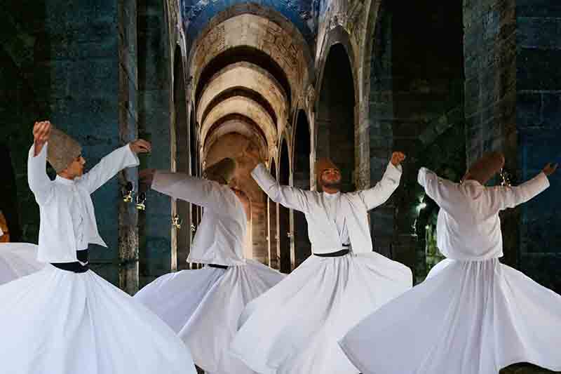 Whirling Dervishes Dance in Cappadocia